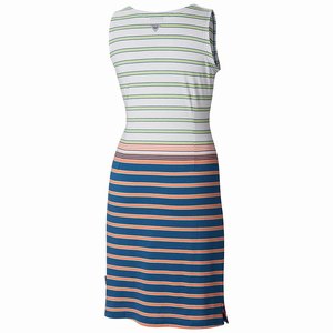 Columbia PFG Harborside™ Knit Sleeveless Klänning Dam Blå/Röda (RXCFG7341)